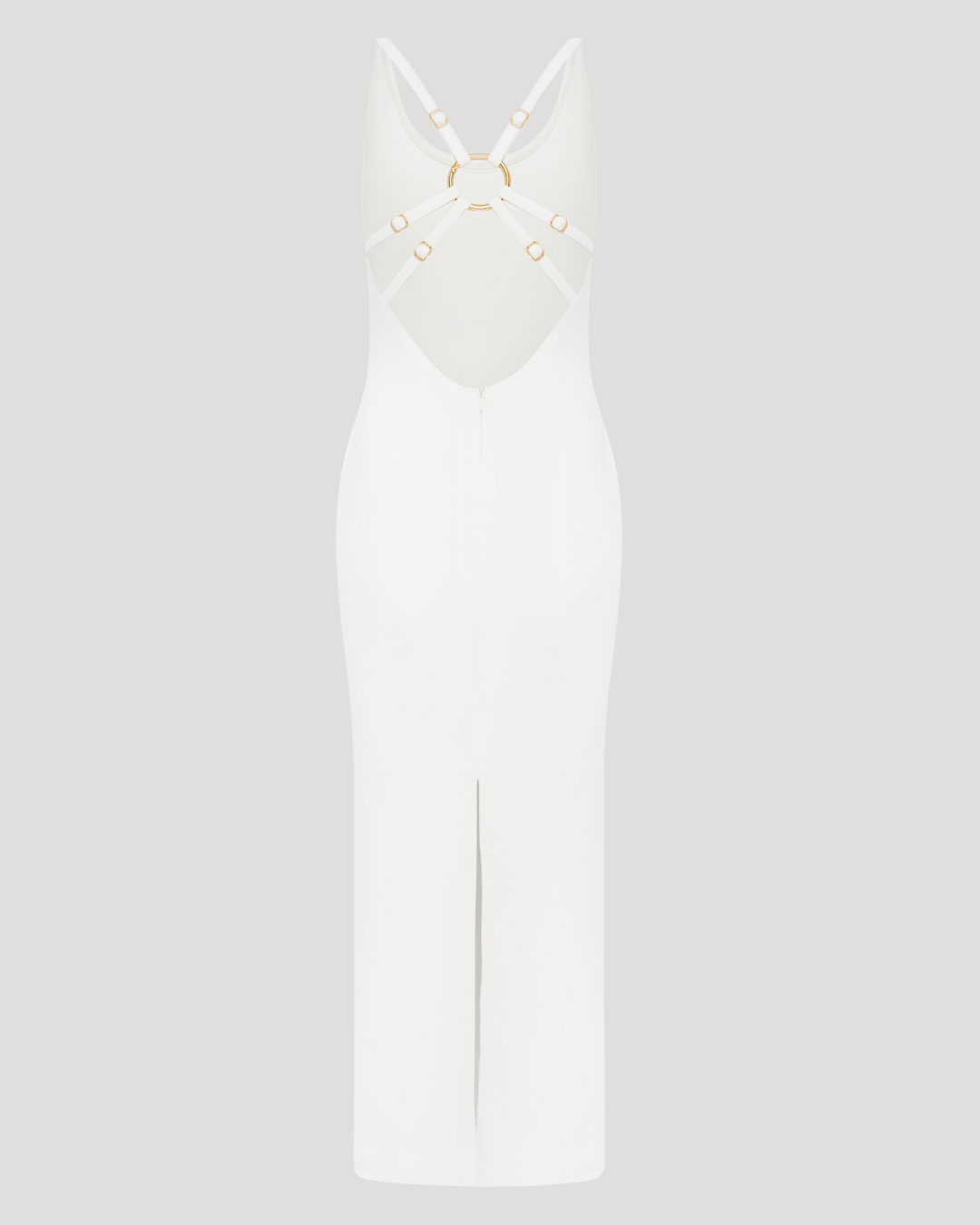 Strapped Maxi Dress White