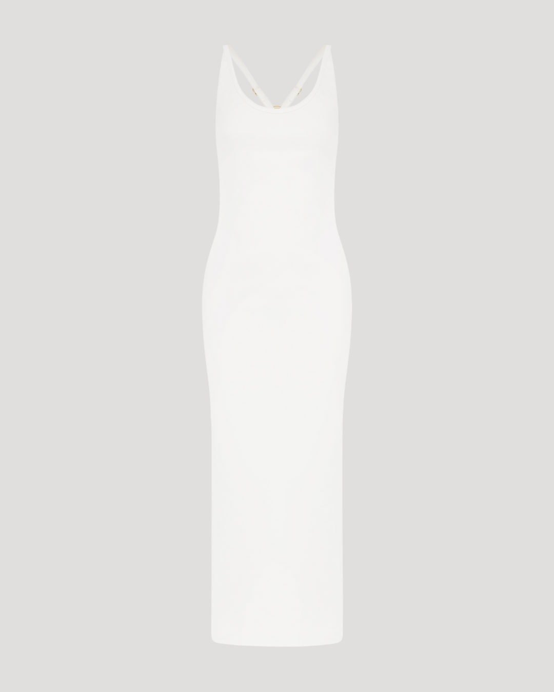 Strapped Maxi Dress White