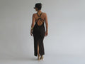 Strapped Maxi Dress Chocolate