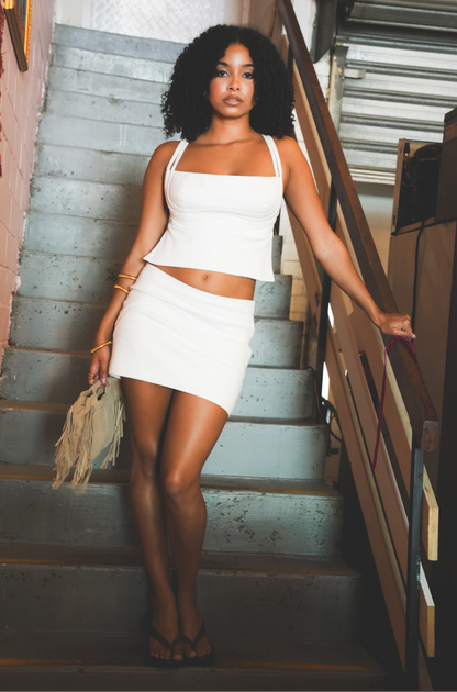 Mini Skirt White – casa sarta