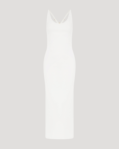 Strapped Maxi Dress White